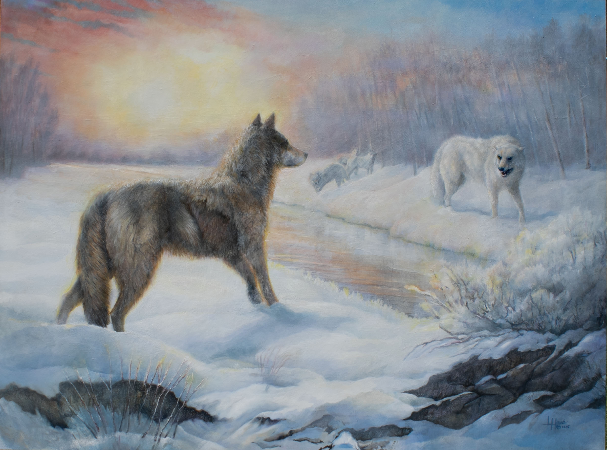 Cold Reception, artwork by Lynn Haste