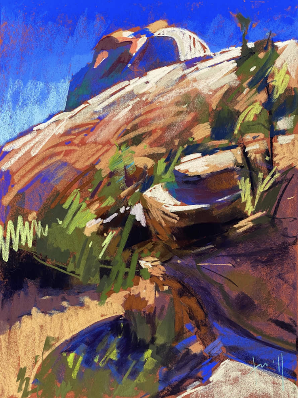 Canyon Shadows, artwork by Tara Will