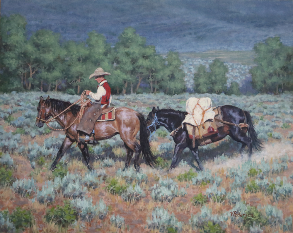 Line Cabin Supplies, artwork by Vicki Pedersen