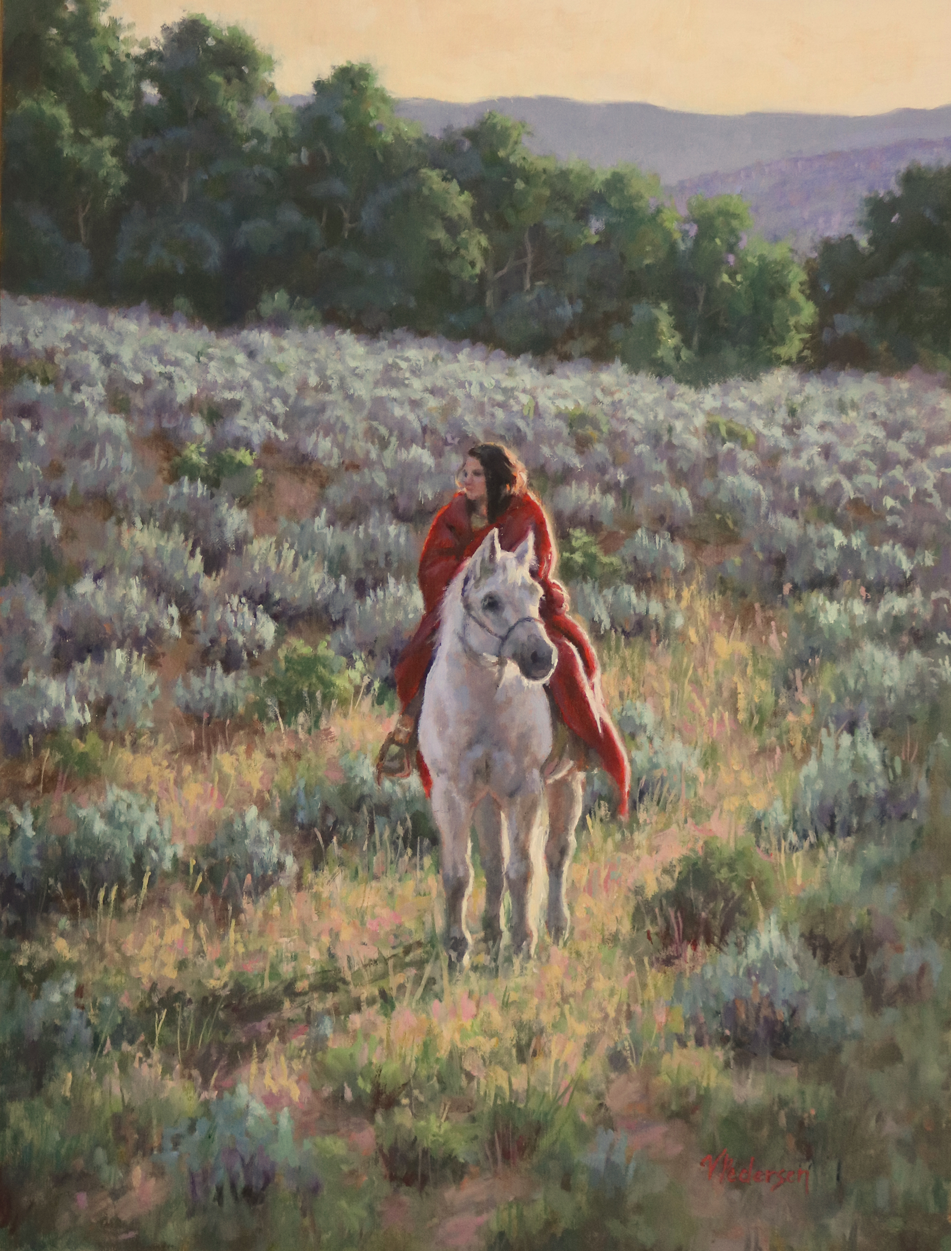 Sagebrush Solitude, artwork by Vicki Pedersen